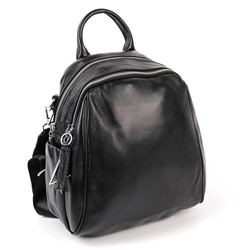 Женский кожаный рюкзак 5516 Блек