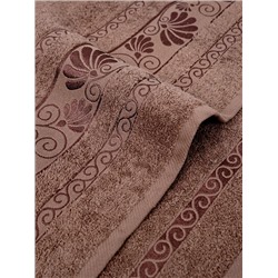 Полотенце махровое Капелла Сафия Хоум, 3124 коричневый