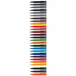 Капиллярные ручки Pitt Artist Pen Brush, темно-красный, в картонной коробке, 10 шт
