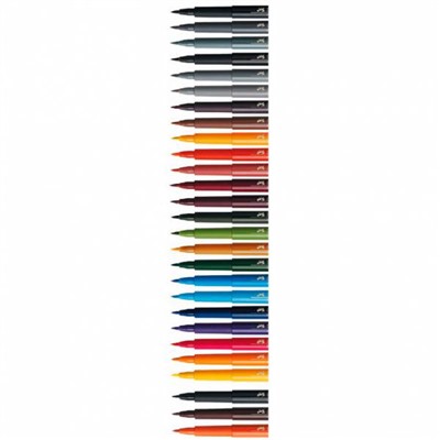Капиллярные ручки Pitt Artist Pen Brush, теплый серый IV, в картонной коробке, 10 шт