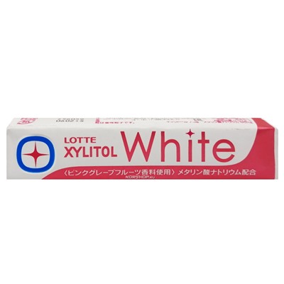 Жевательная резинка Розовый грейпфрут Xylitol White Lotte, Япония, 21 г Акция