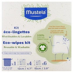 Mustela ?co-Lingettes Kit Filet de Lavage + 10 Lingettes