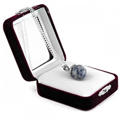 Аромакулон Фантазия, камень - лазурит, на цепочке, в подарочной упаковке 6,5*5,5 см