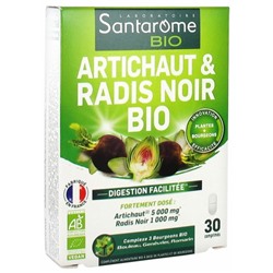 Santarome Bio Artichaut and Radis Noir Bio 30 Comprim?s