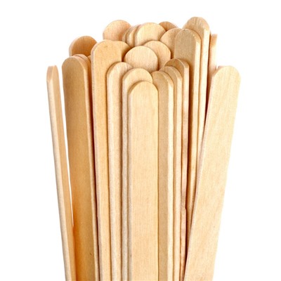 Набор деревянных палочек, 100 шт., 113 × 10 × 2 мм