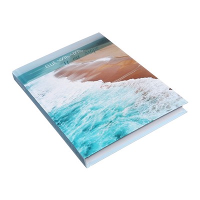 Ежедневник на сшивке датированный А5 160 листов, картон 7БЦ "Морское побережье", глянцевая ламинация