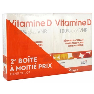 Vitavea Vitamine D Lot de 2 x 90 Comprim?s