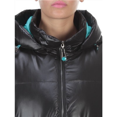 8268 BLACK Куртка демисезонная женская BAOFANI (100 гр. синтепон)