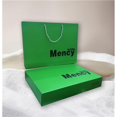 КПБ Mency Страйп-сатин на резинке по кругу в коробке MENSSRB002