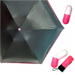 Зонт капсула, розовый