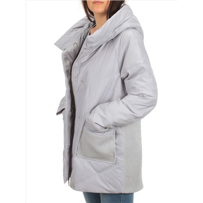 2348 LT. GRAY Куртка демисезонная женская (тинсулейт)