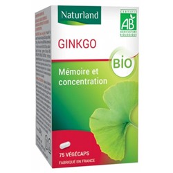 Naturland Ginkgo Bio 75 V?g?caps
