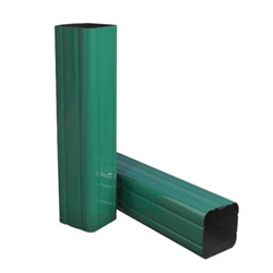 Столб 2,5м RAL 6005 (зеленый) 60х40х1,2мм без отв. под бетон цинк полимер. с заглушкой Формика, шт