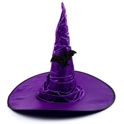 Карнавальный набор «Магия», шляпа фиолетовая, метла, мешок