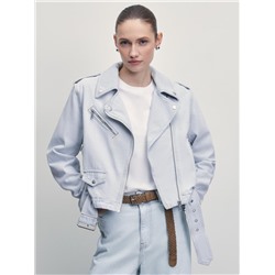 куртка джинсовая женская ультра светлый индиго