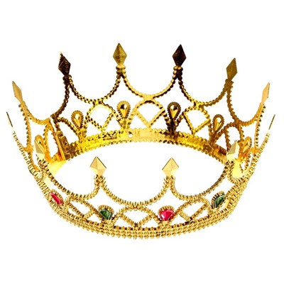 Карнавальный набор принцессы плащ гипюр коралловый,корона,длина 85см