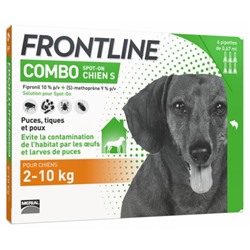 Frontline Combo Chien S (2-10 kg) 6 Pipettes