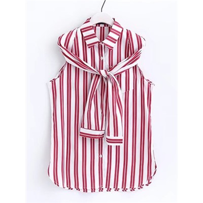 Модная конвертируемая блуза в полоску с открытыми плечами