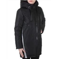 227-1 BLACK Пальто женское зимнее Snow Grace