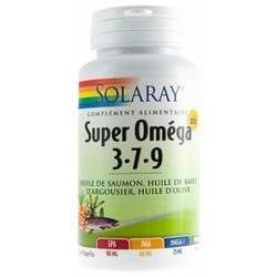 Solaray Super Om?ga 3-7-9 60 Softgels
