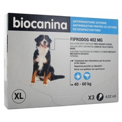 Biocanina Fiprodog 402 mg Solution Spot-On Tr?s Grands Chiens 3 Pipettes de 4,02 ml