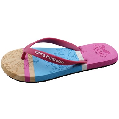 Пляжная обувь Effa 52418 розовый/голубой