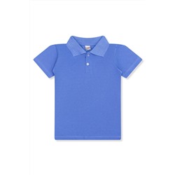 362490 Рубашка - поло кор. рукав цв. голубой