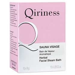 Qiriness Sauna Visage Bain de Vapeur Aromatique 10 Galets x 8 g