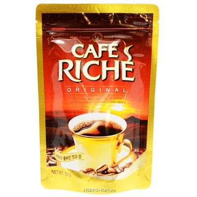 Кофе растворимый Рише (Riche), Корея, 50 г Акция
