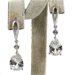 Серьги с кристаллами «Luxury»