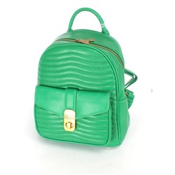 Рюкзак жен искусственная кожа DJ-6908-3-GREEN,  1отд,  2внут+2внеш/ карм,  зеленый 252234