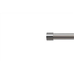 Комплект наконечников для карниза "Кап", хром, 19 мм (df-103812)