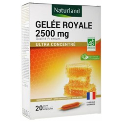 Naturland Gel?e Royale 2500 mg Bio 20 Ampoules