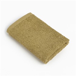 Полотенце махровое "Этель" 30х30 см, цвет оливковый, 100% хлопок, 340 г/м2