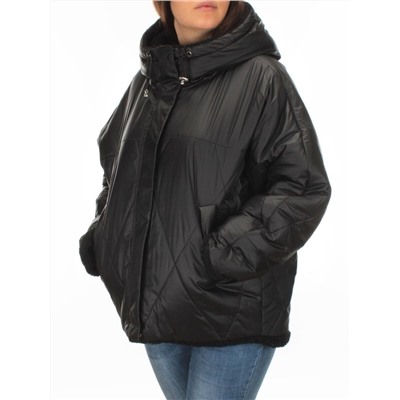 22309 BLACK Куртка зимняя двухсторонняя женская SNOW CLARITY