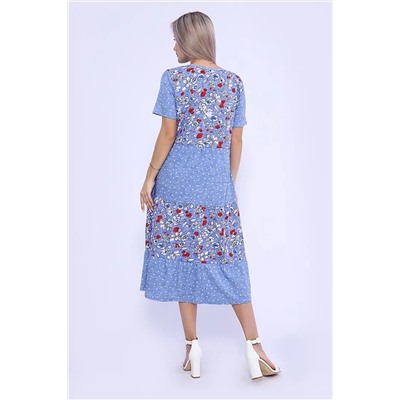 Платье женское - 716 - голубой