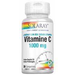 Solaray Vitamine C 1000 mg 30 Comprim?s
