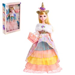Кукла модная шарнирная «Принцесса» в пышном платье, МИКС