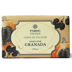 Натуральное мыло с ароматом ежевики и папайи Pardo Vintage Granada (прогулка по Гранаде) 200 г