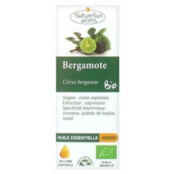 NatureSun Aroms Huile Essentielle Bergamote (Citrus bergamia) Bio 10 ml
