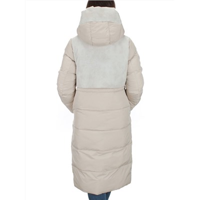 THD-608YC BEIGE Пальто зимнее женское (био-пух)