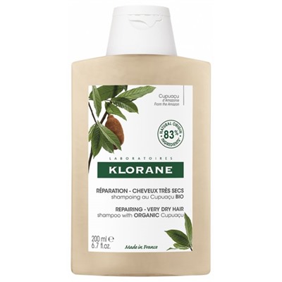 Klorane R?paration - Cheveux Tr?s Secs Shampoing au Cupua?u Bio 200 ml