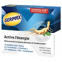 Gerimax Active l ?nergie 30 Comprim?s