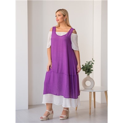 Платье 1403 фиолетовый
