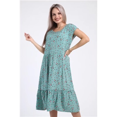 Платье женское - 735 - оливковый