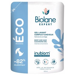 Biolane Expert Gel Lavant Corps et Cheveux ?co-Recharge 500 ml