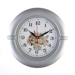 Часы настенные "Фузета", d - 19 см, циферблат - 13.5 см, дискретный ход