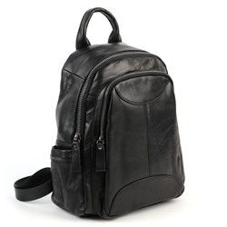 Кожаный рюкзак 5666 Блек