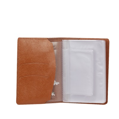 Обложка для паспорта е7820 дог сафьянолунж коричневый