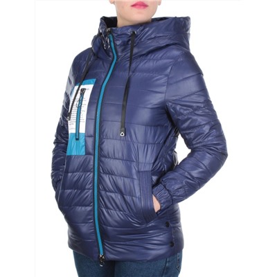 D001 DARK BLUE Куртка демисезонная женская (100 гр. синтепон)